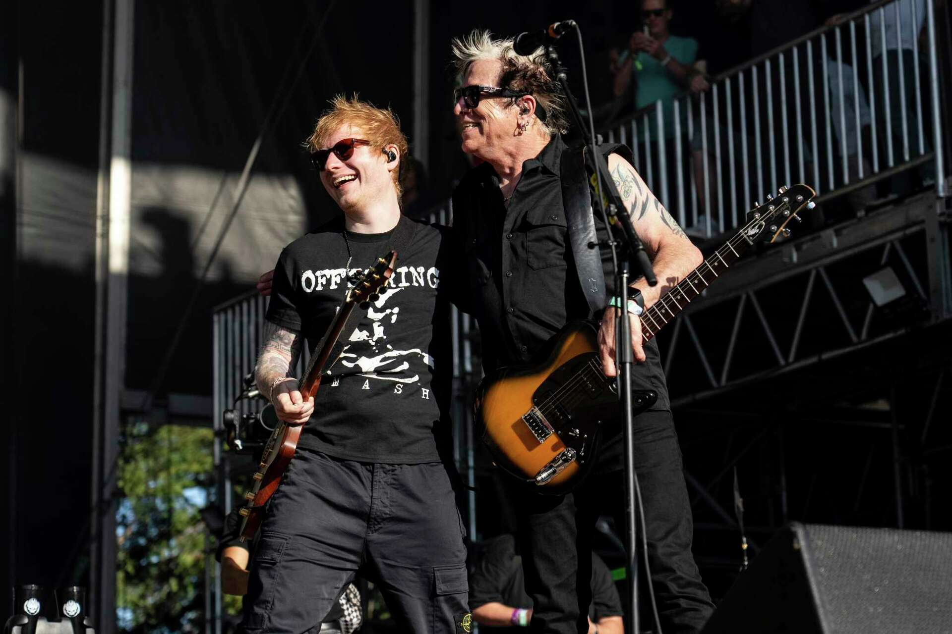 Ed Sheeran makes surprise appearance with The Offspring at BottleRock