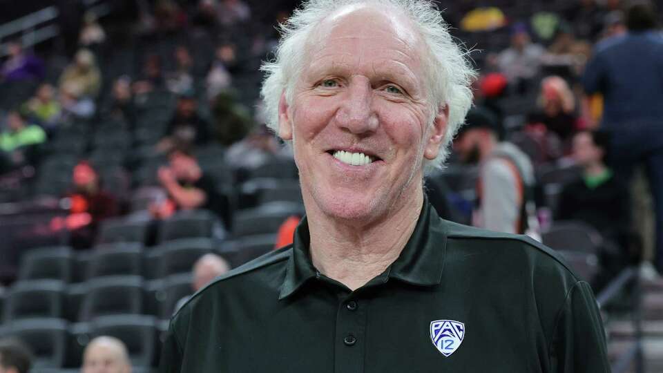 FILE - MAY 27, 2024: It was reported that basketball legend Bill Walton has died at the age of 71 after a prolonged battle with cancer on May 27, 2024. LAS VEGAS, NEVADA - MARCH 08: Sportscaster and former NBA player Bill Walton poses before broadcasting a first-round game of the Pac-12 basketball tournament between the Oregon State Beavers and the Arizona State Sun Devils at T-Mobile Arena on March 08, 2023 in Las Vegas, Nevada.