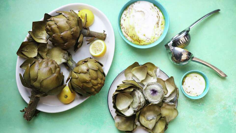 Spice steamed artichokes from Anita Jaisinghani