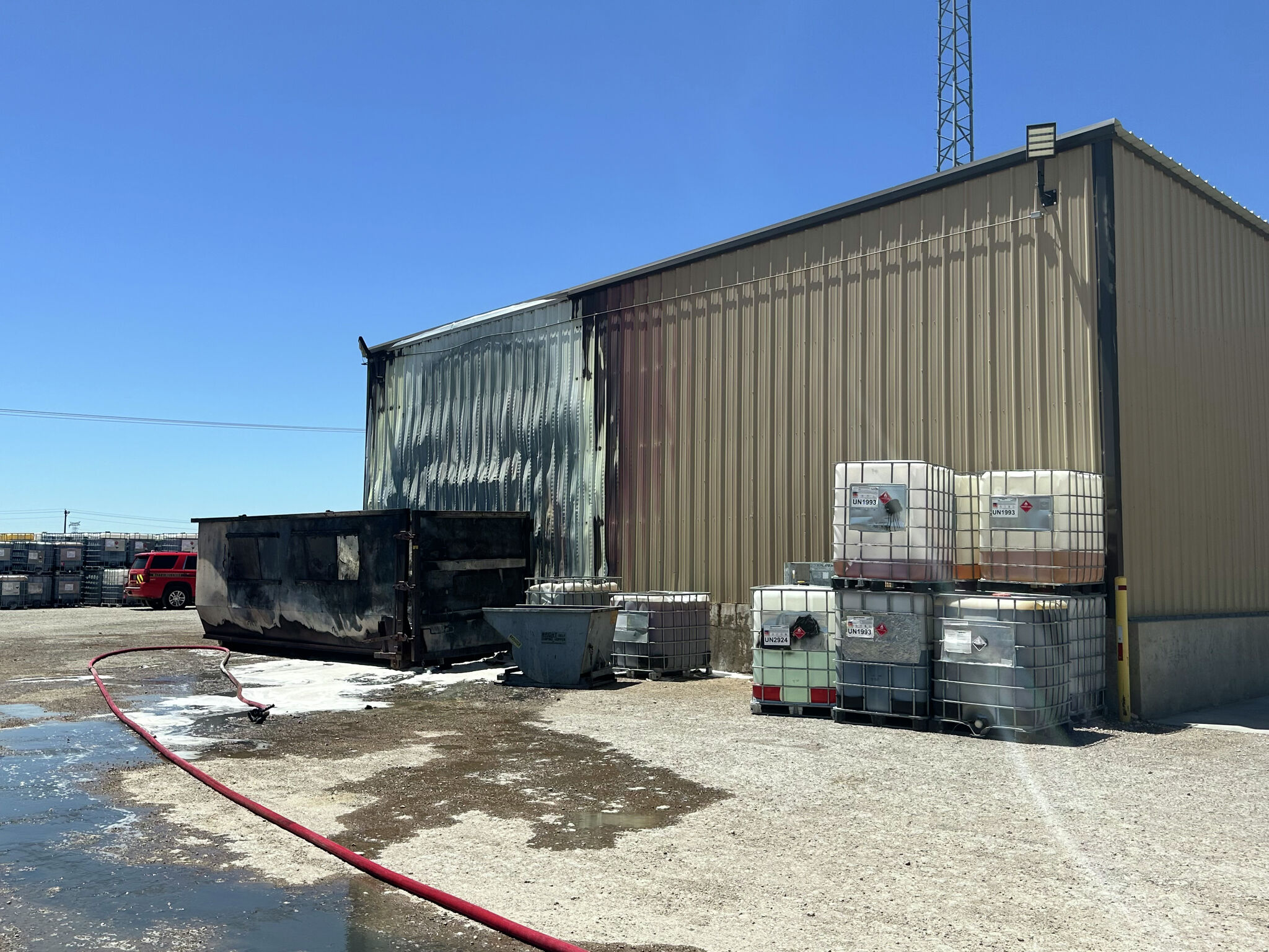 Midland Fire responds to dumpster fire at chemical company - Vimarsana News
