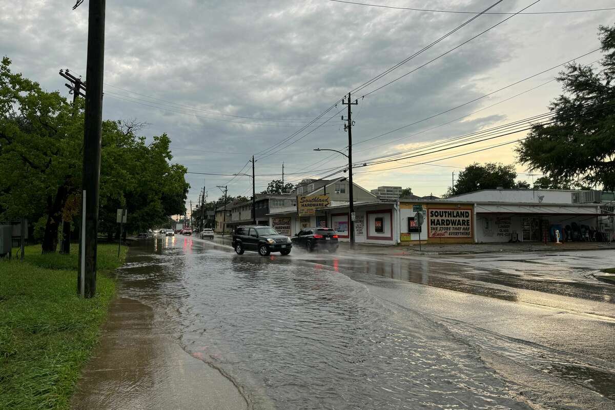 Streets in Montrose swiftly flooded after a severe thunderstorm hit the area Tuesday afternoon.