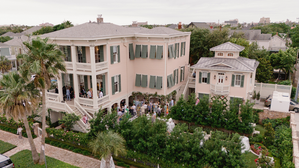 Historic, pink Galveston mansion reopens as the 1874 Guest House - Vimarsana News