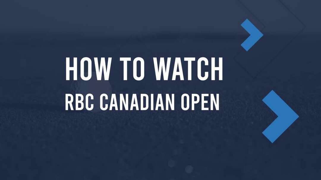 RBC Canadian Open Thursday TV Schedule, How to Live Stream & Tee Times