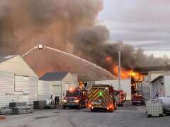 Fire destroys Wabash Valley egg plant in Farina, Illinois