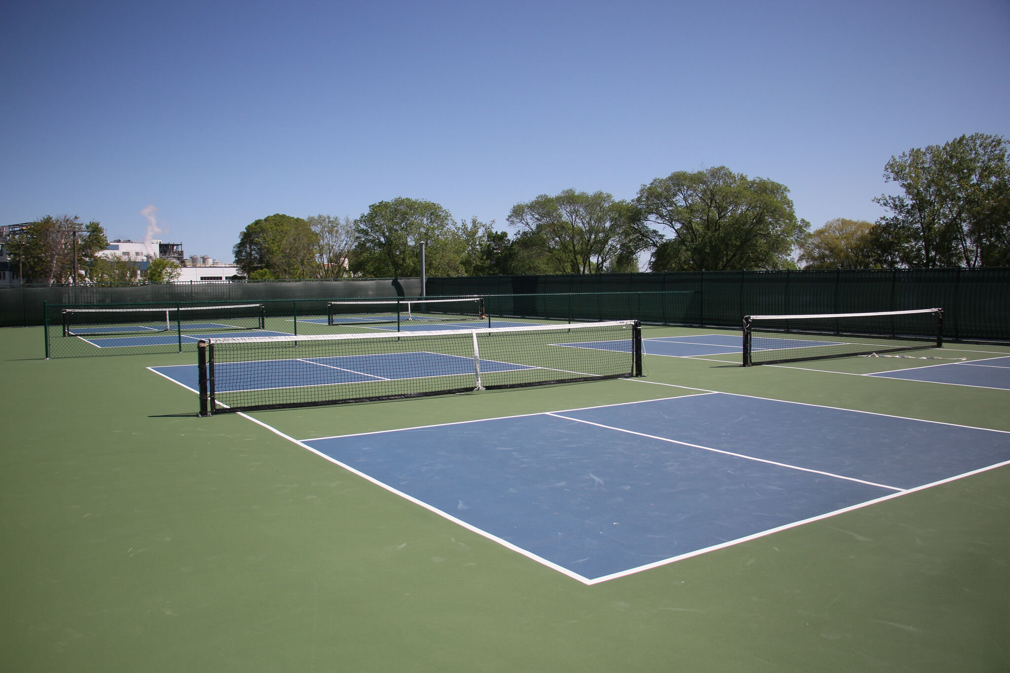 Harbor Beach opens repainted basketball, pickleball courts