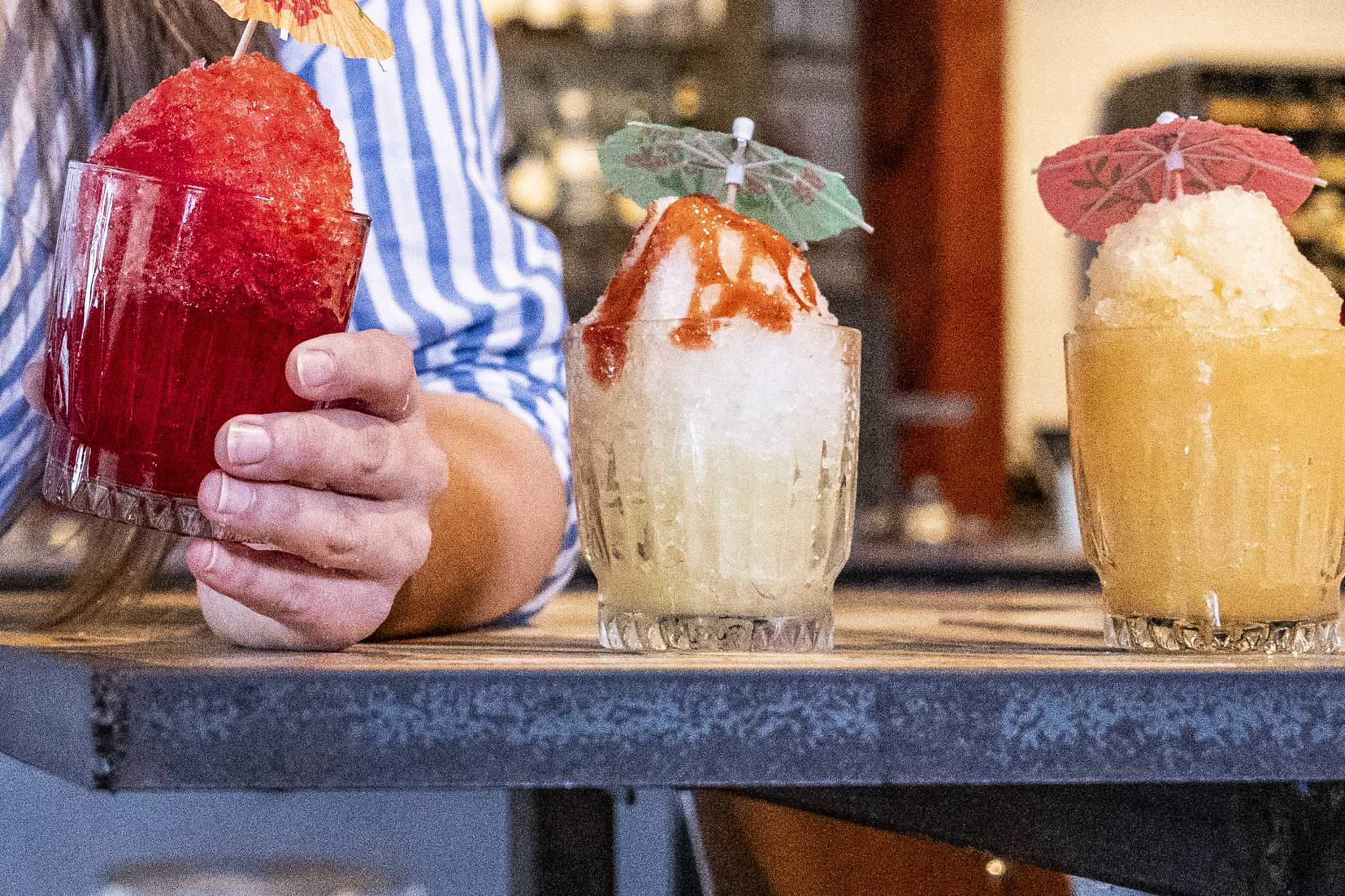 Houston bar East End Hardware makes summer treat: boozy snow cones