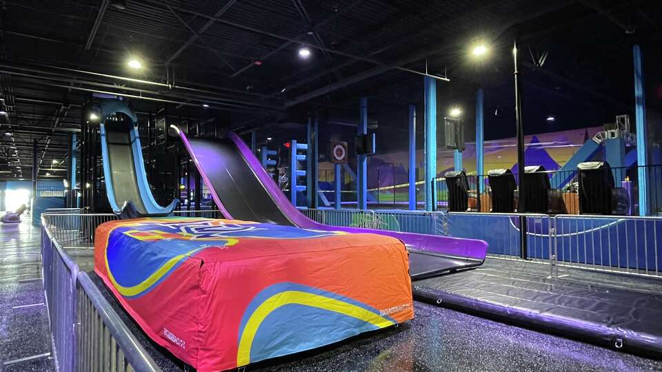 The indoor entertainment complex is known for its various attractions such as trampolines, extreme dodgeball, aero strike, and play areas for kids. 