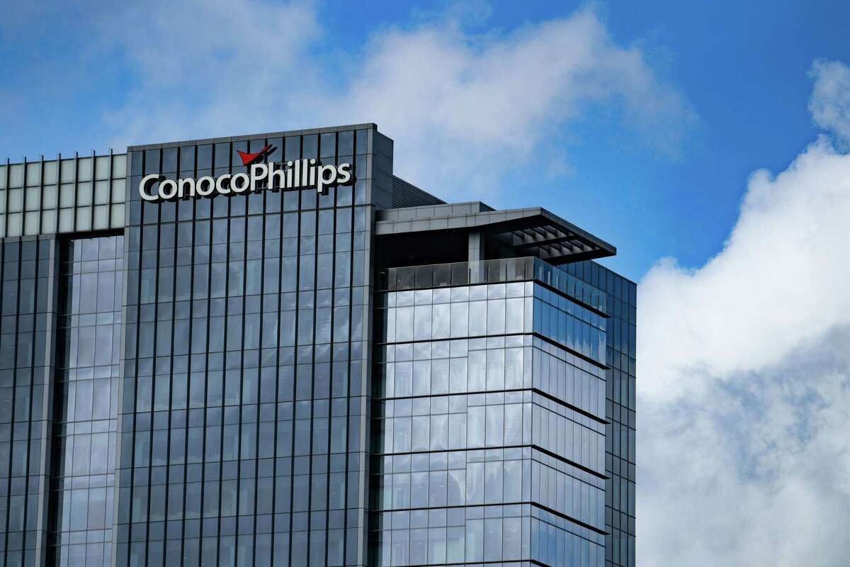 ConocoPhillips headquarters in the Energy Corridor, Tuesday, May 31, 2022, in Houston.