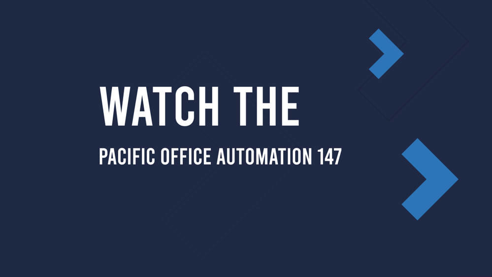 How to Watch the Pacific Office Automation 147 TV Schedule, Live