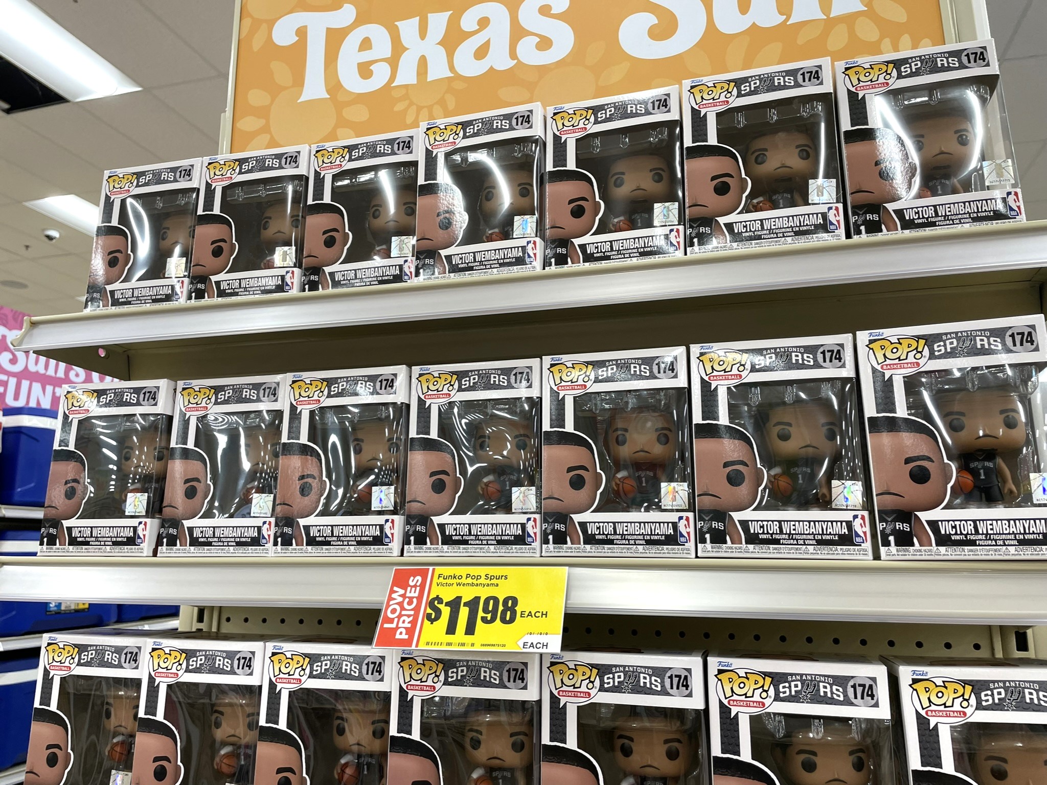 Wembanyama Funko Pop! Spotted At H-E-Bs In San Antonio