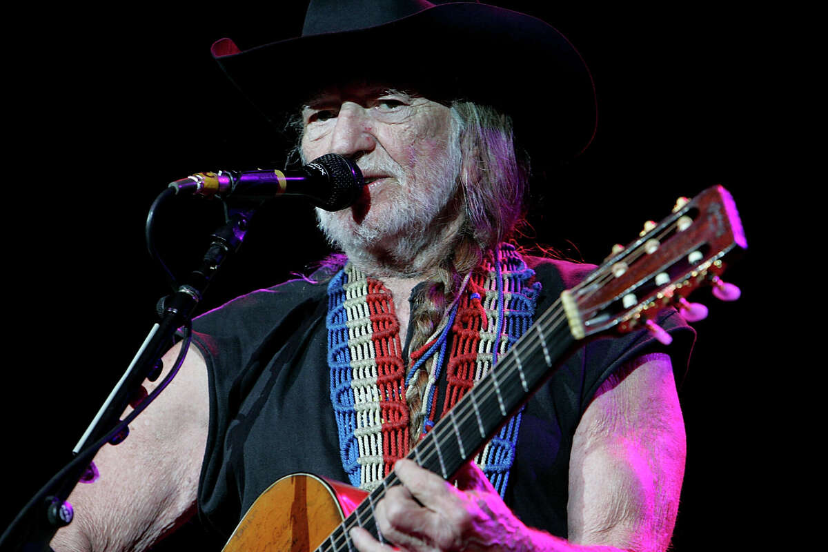 SAN ANTONIO, TX - JULY 04: Willie Nelson performs at his annual 4th of July concert at the Verizon Wireless Amphitheater on July 4, 2008 in San Antonio, Texas. (Photo by Gary Miller/FilmMagic)