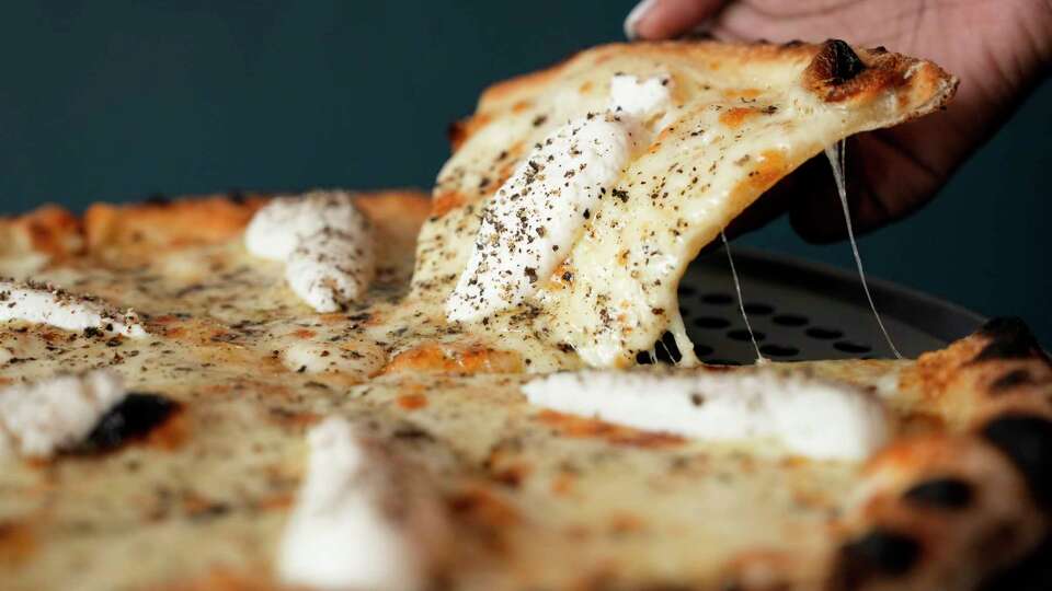 Pizzana's Cacio e Pepe pizza is photographed Friday, May 31, 2024 in Houston.