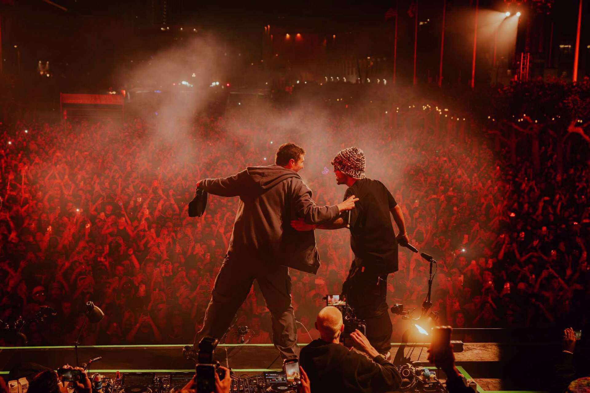 S.F. concert featuring Skrillex, Fred Again.. ends right at S.F. concert featuring Skrillex, Fred Again.. ends right at