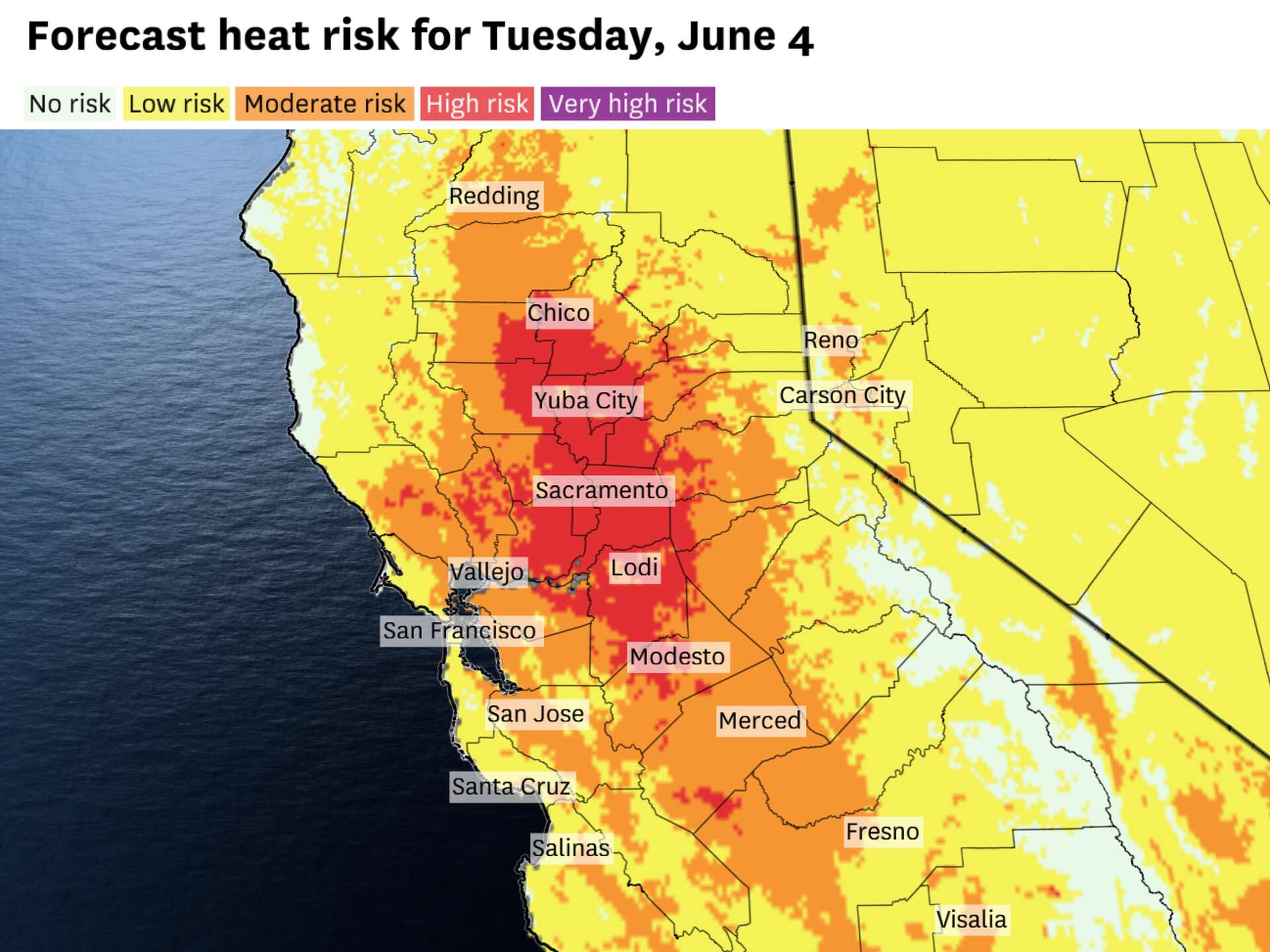 California heat wave to hit rapidly after cool start to the week