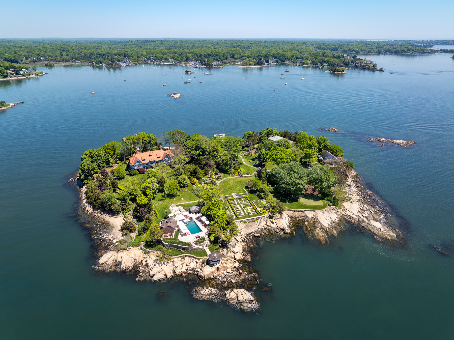 Rogers Island off the coast of Branford CT is for sale for $35M