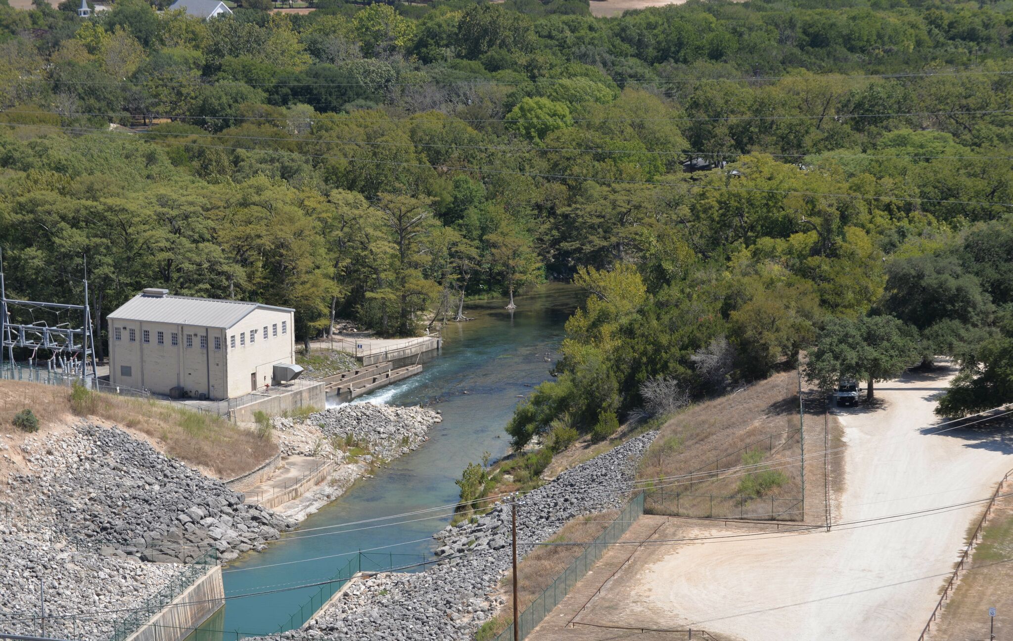 Guadalupe River flow impacted by Canyon Lake dam inspection