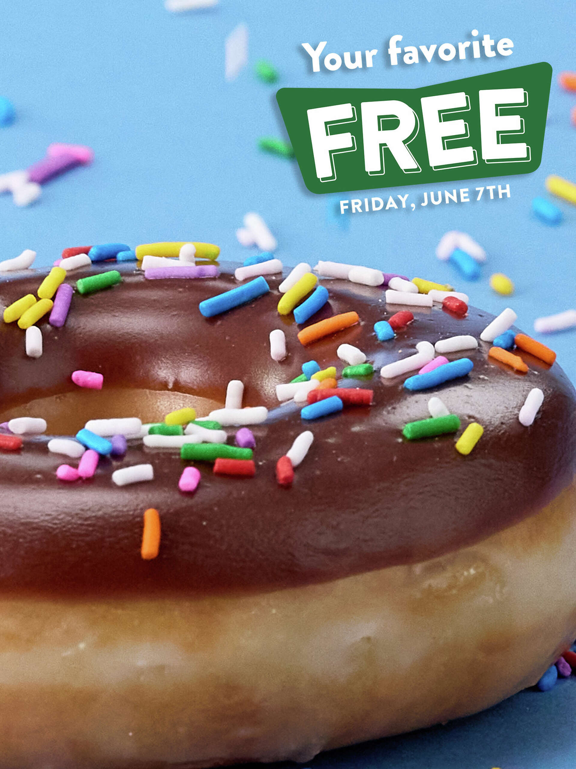 Krispy Kreme celebrating National Donut Day with free donuts
