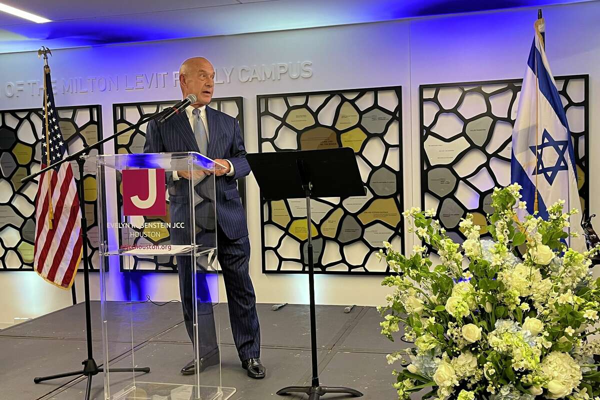 Mayor John Whitmire trumpeted his 'working relationship' with Houston's Jewish residents on Tuesday night while celebrating the 76th anniversary of the state of Israel.