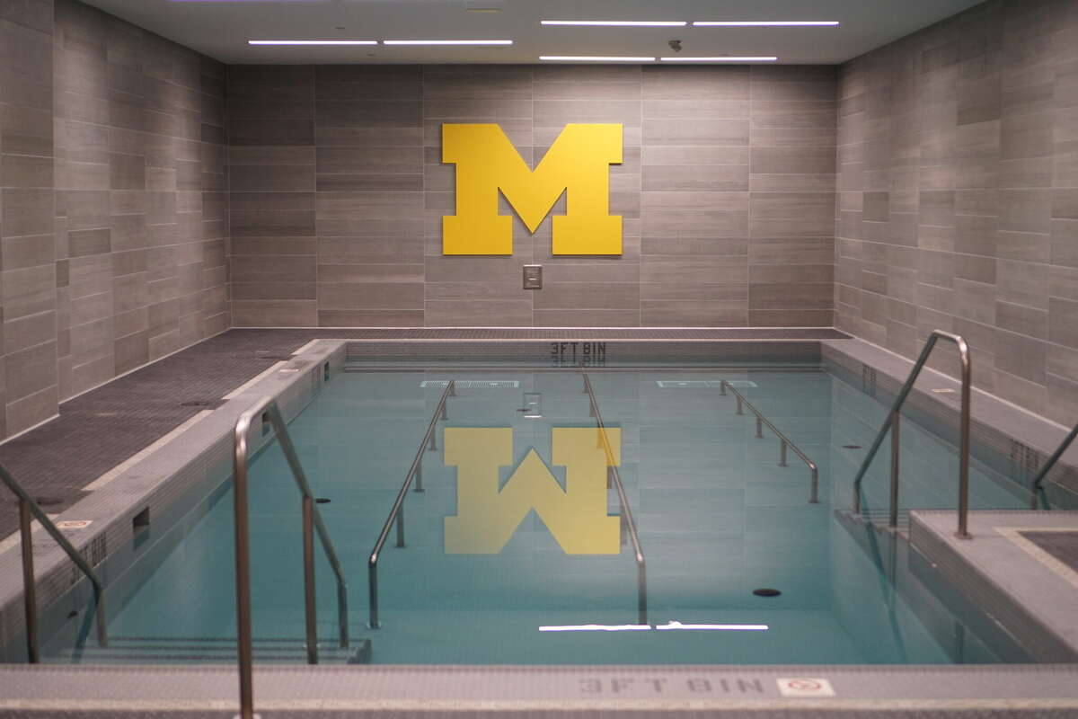 UH's new football facility will include a cold tub like the 'lazy river' inside Michigan's complex to help players recuperate after practices.