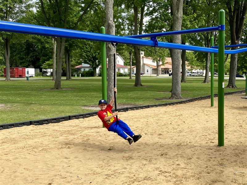 Coleman Park upgrades with new play equipment