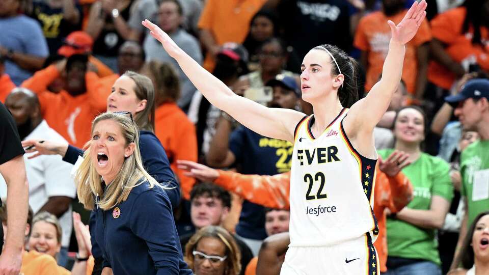 *** BESTPIX *** WASHINGTON, DC - JUNE 07: Head coach Christie Sides and Caitlin Clark #22 of the Indiana Fever celebrate after a 85-83 victory against the Washington Mystics at Capital One Arena on June 07, 2024 in Washington, DC. NOTE TO USER: User expressly acknowledges and agrees that, by downloading and or using this photograph, User is consenting to the terms and conditions of the Getty Images License Agreement.