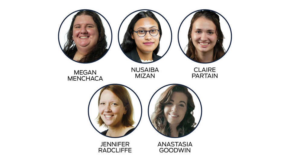 Meet the team: Megan Menchaca, Nusaiba Mizan, Claire Partain, Jennifer Radcliffe, Anastasia Goodwin