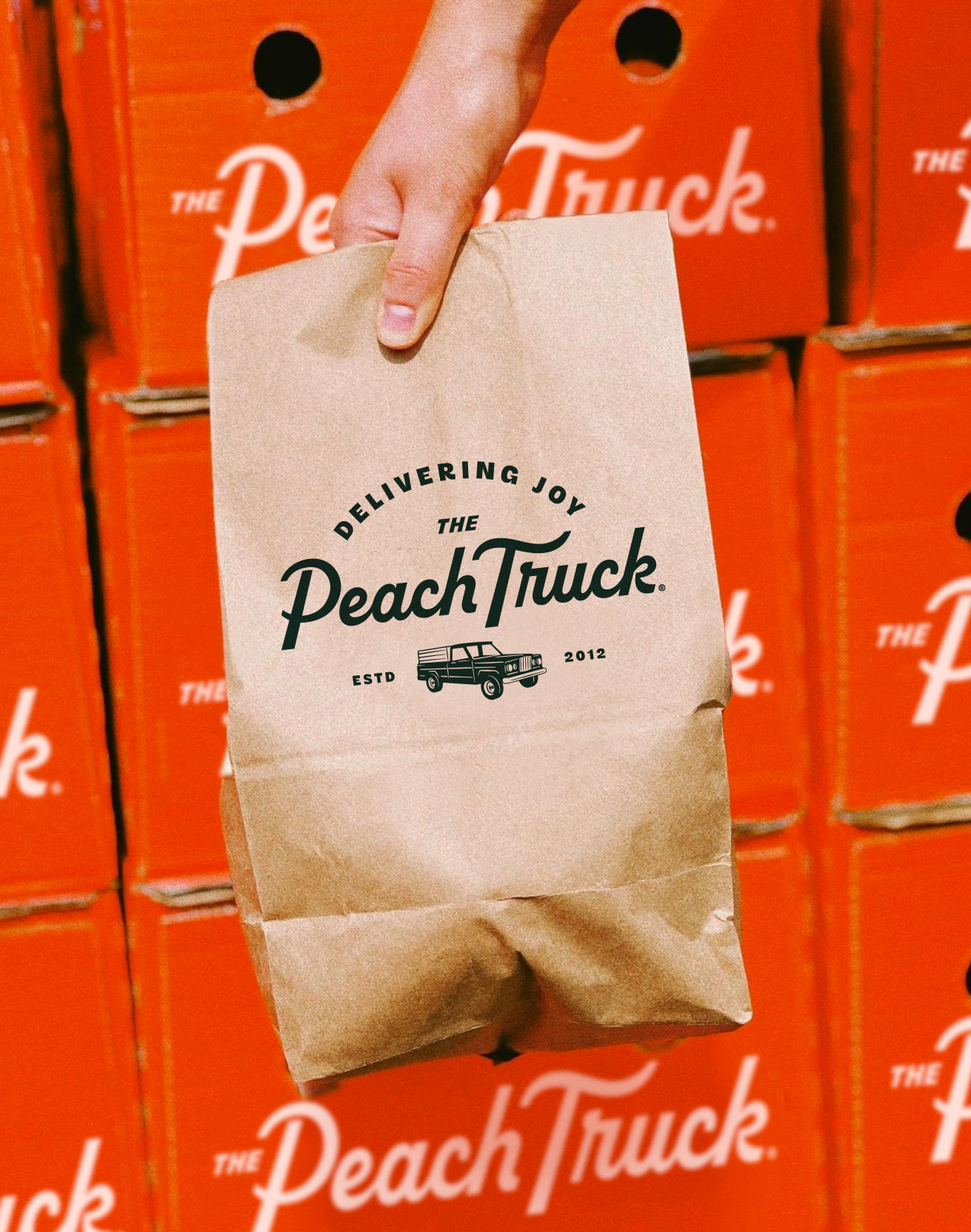 The Peach Truck is now selling fresh peaches Houston malls