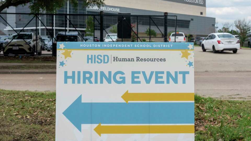 Houston Independent School District held a campus hiring event at Delmar Fieldhouse Wednesday, June 12, 2024 in Houston.