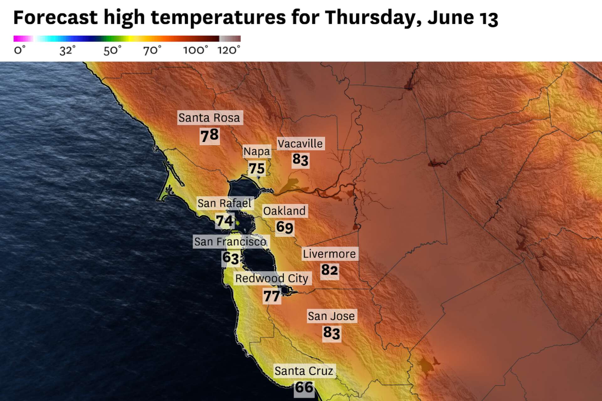 Northern California weather: Cooler temps and increased fire risk