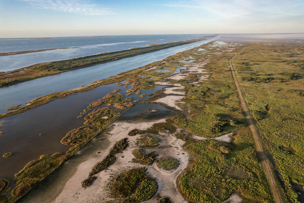 The sprawling ranch is surrounded by a diverse landscape including motts of coastal live oak, intact wetlands, and coastal prairies.