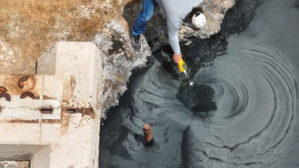 Foul black water has erupted from another West Texas well in the same area as one that flowed toxic water for weeks and inspired a controversial no-fly zone in December.