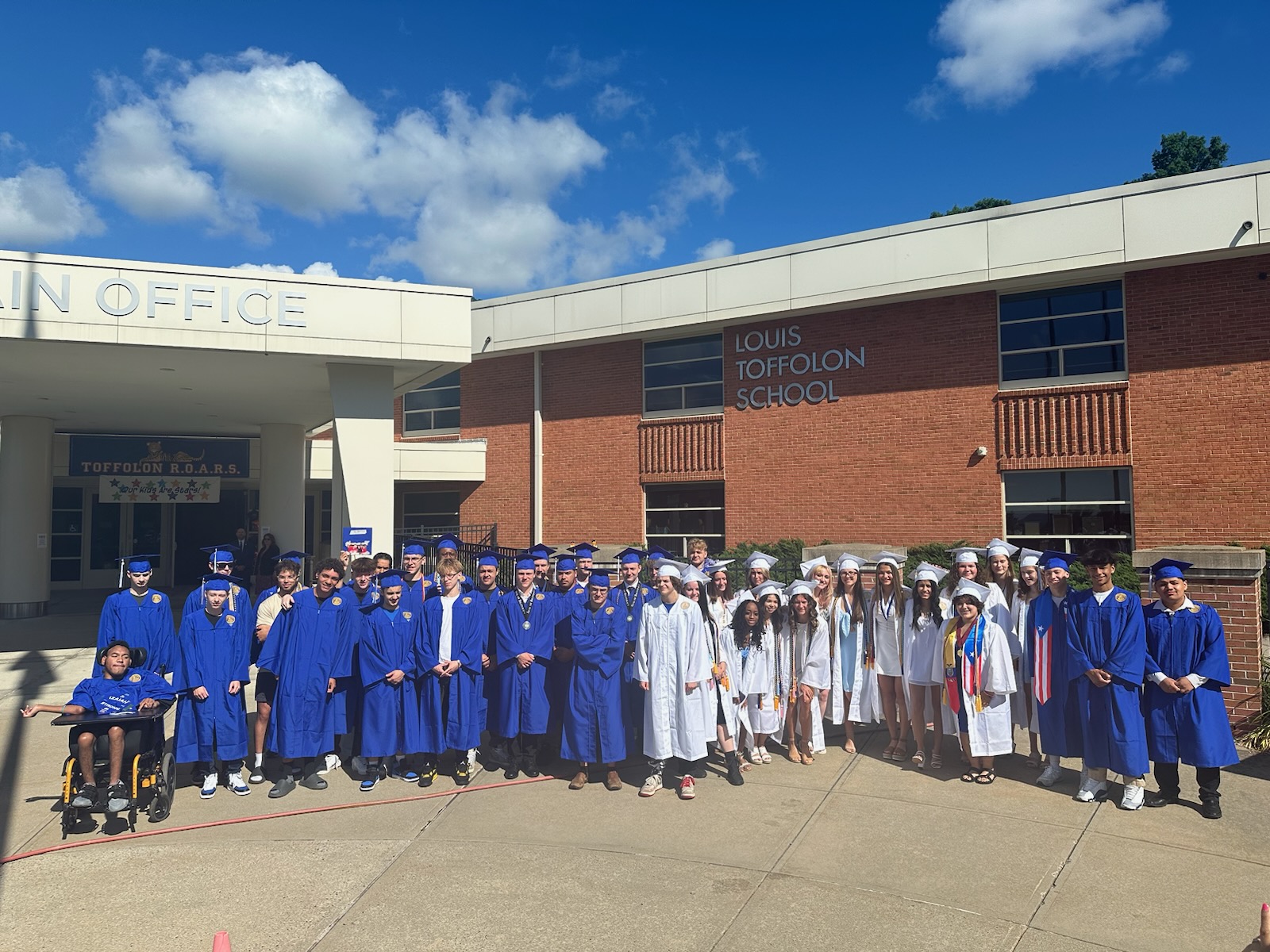 Plainville High graduates visit their former elementary schools