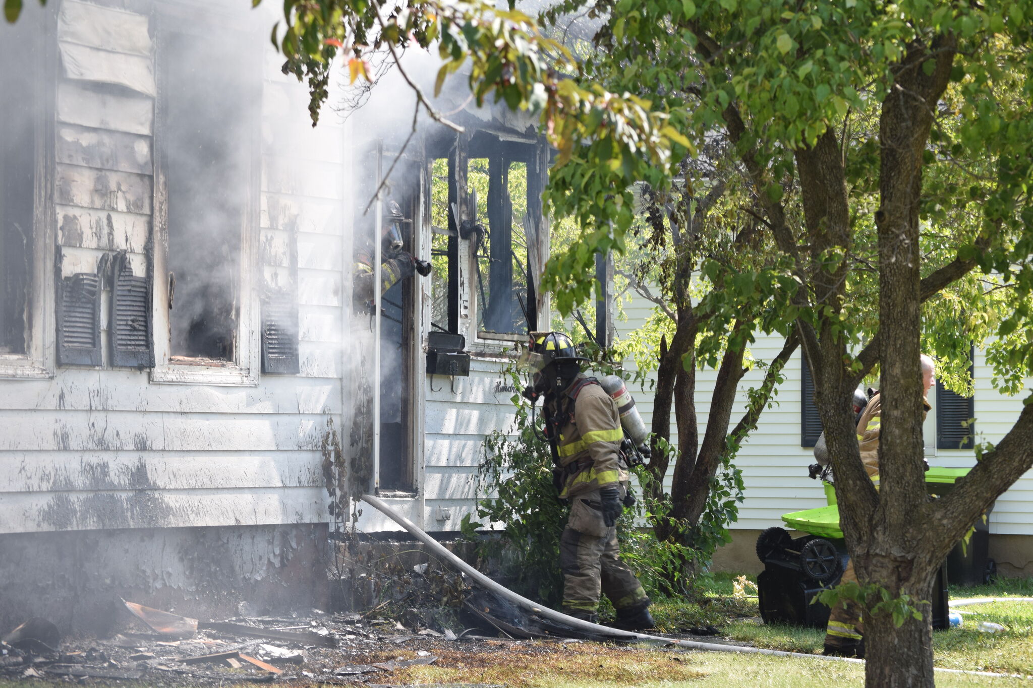 Firefighters battling Jacksonville house fire