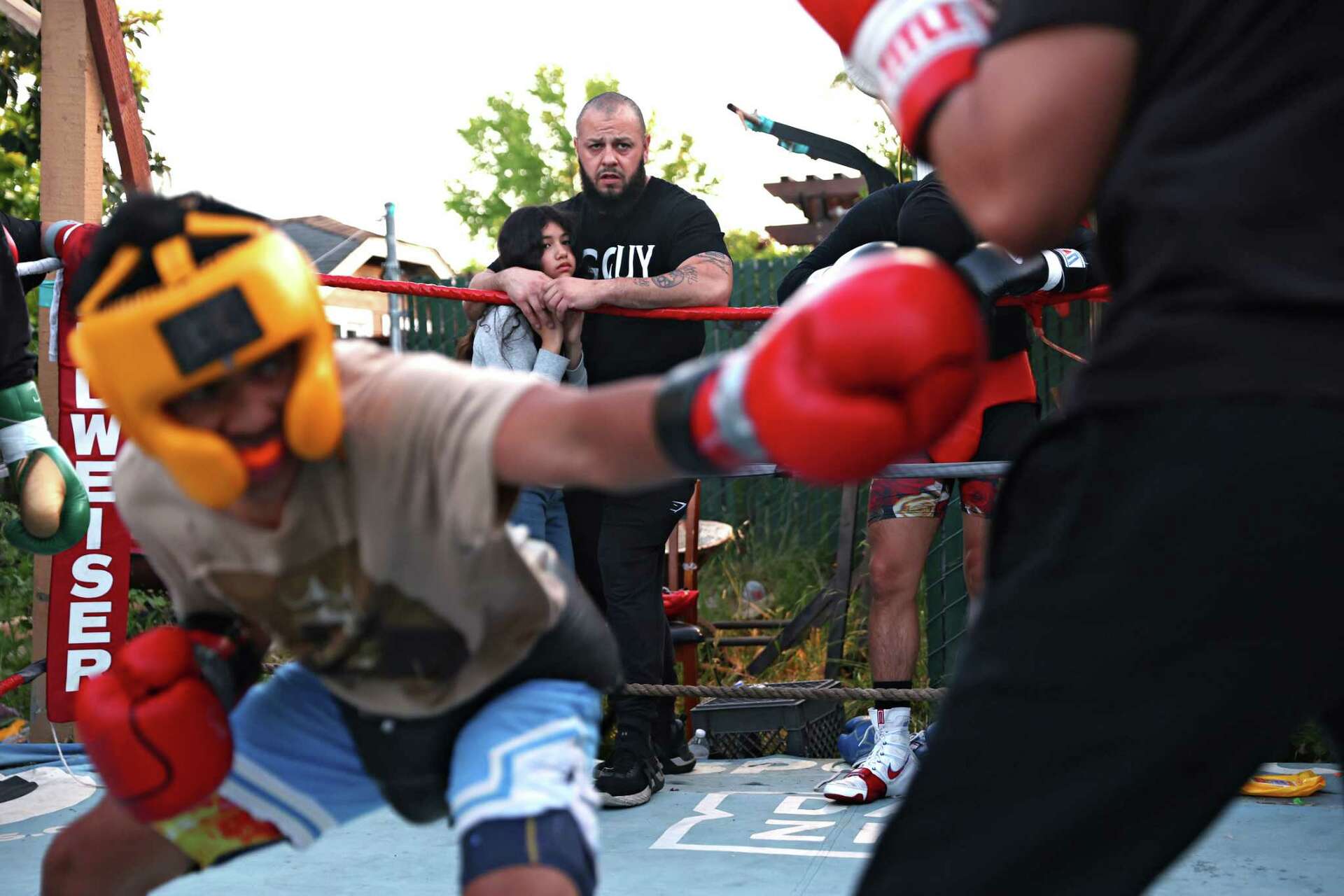 Boxing Springsted ‘Lost boys’ find hope and father figure in a Bay Area backyard boxing
