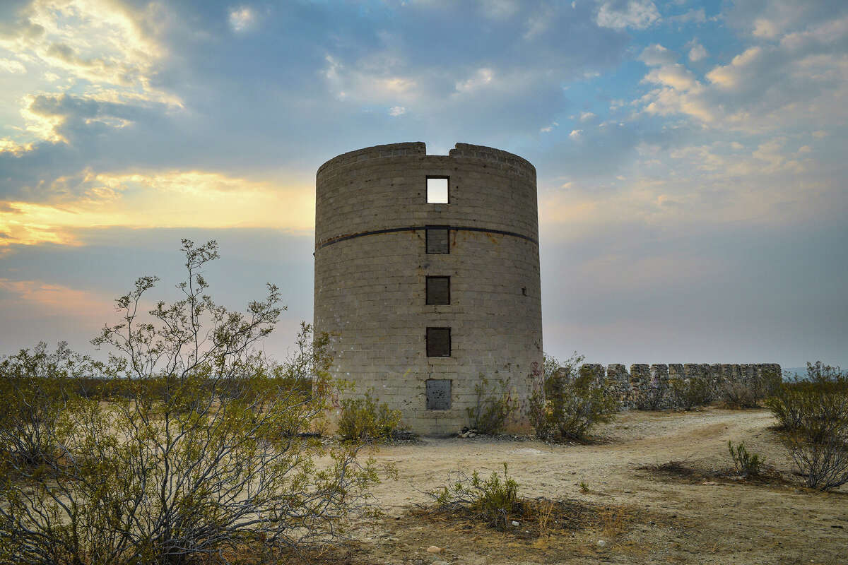 FILE: An old desert grain silo is seen at the site of Llano Del Rio.