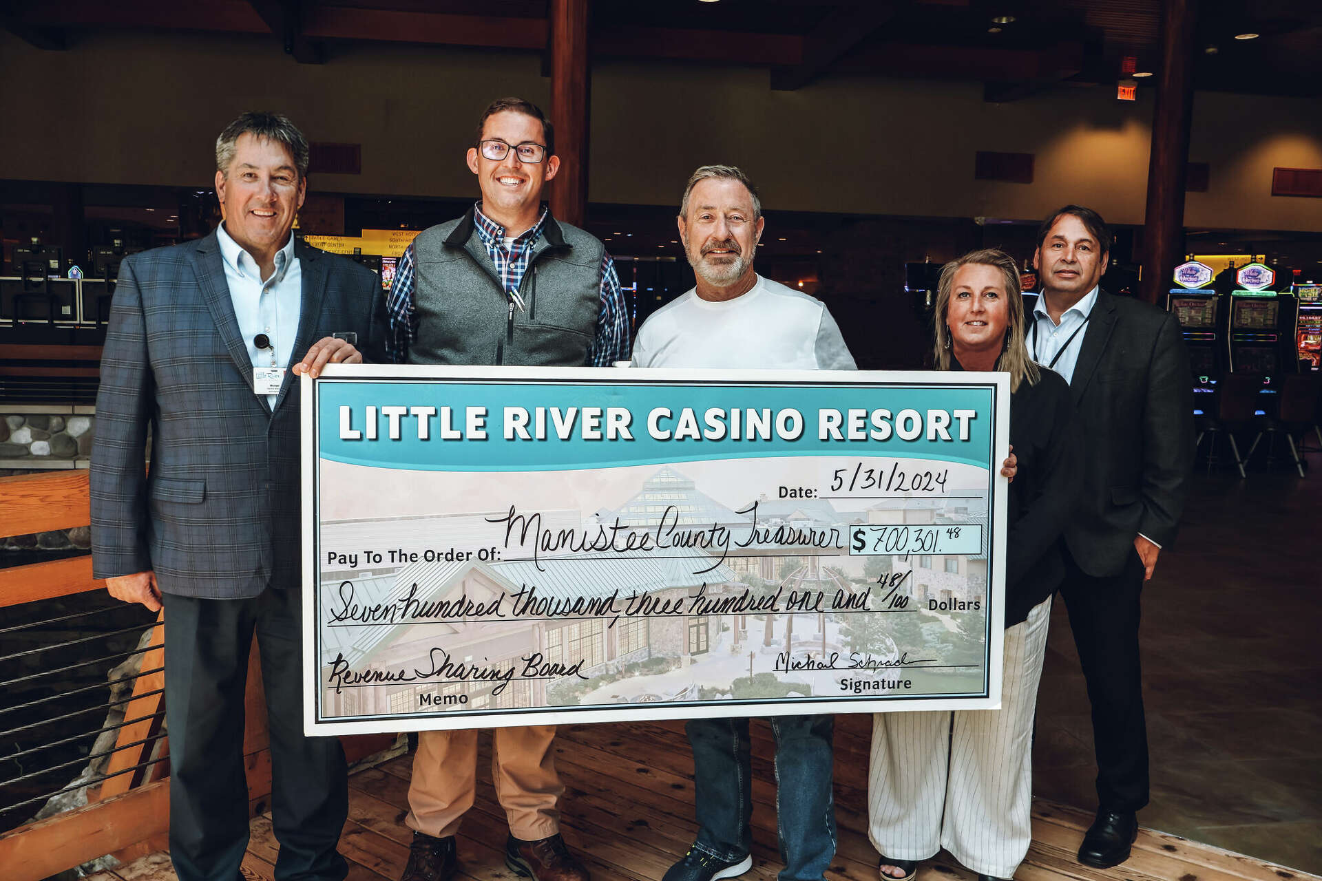 Little River Casino awards 700K to Manistee County