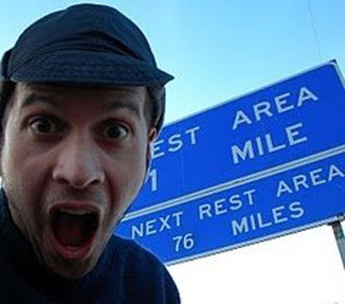 S. Matt Read wants to walk the perimeter of Texas by this summer. He chronicles his journey around Texas and the hits his body takes by way of his online blog, http://texasperimeterhike.blogspot.com/ Photo courtesy of S. Matt Read