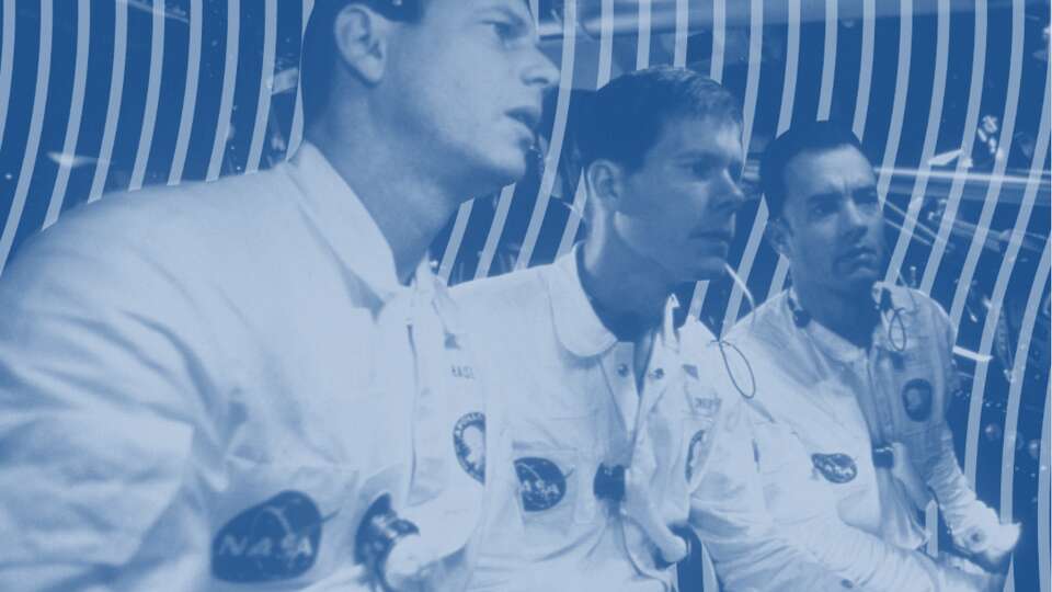 Bill Paxton, Kevin Bacon and Tom Hanks in 'Apollo 13,' filmed partly in Houston. 