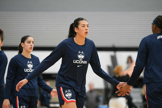 Story photo for What coach Geno Auriemma said about Jana El Alfy's debut