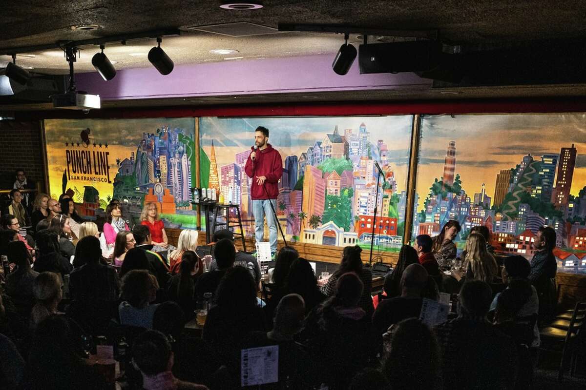 Comedian Sammy Obeid performs at the original Punch Line Comedy Club in San Francisco. Obeid is part of the opening lineup for Punch Line's new location, coming to Houston this fall.