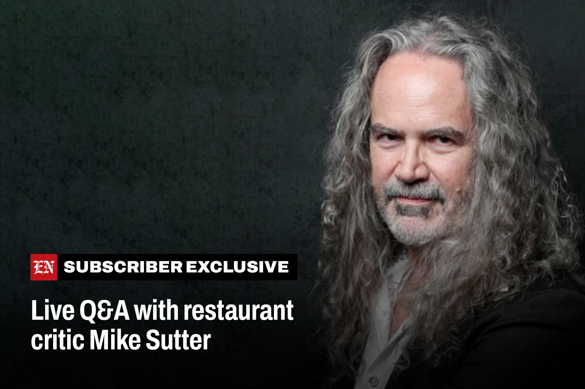 Meet the San Antonio Express-News' food critic, Mike Sutter