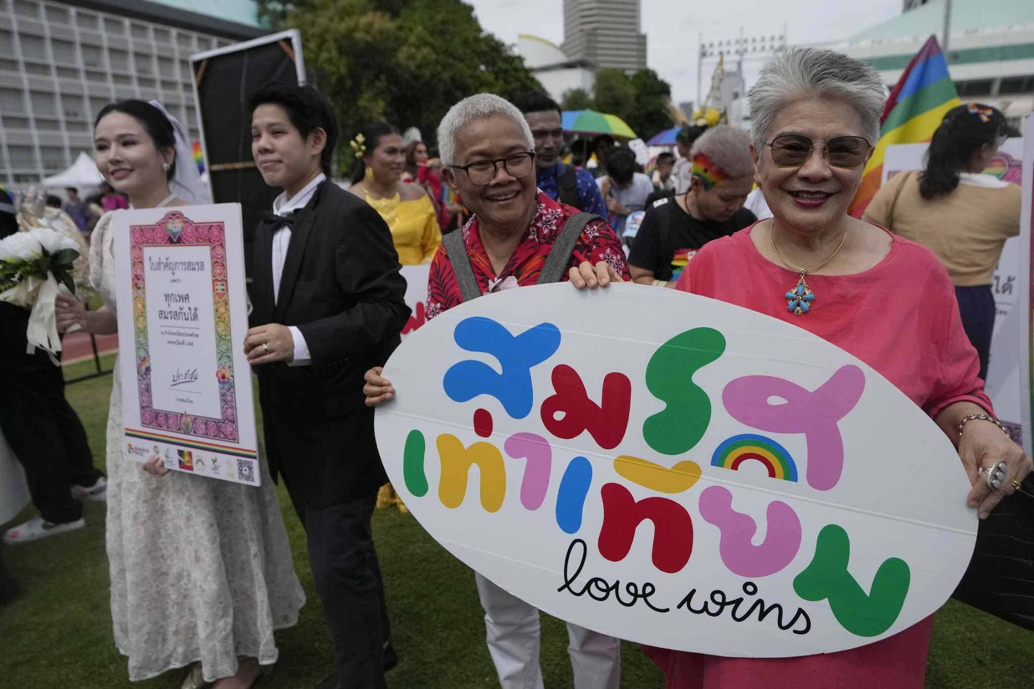 Thailand’s Senate overwhelmingly approves a landmark bill to legalize