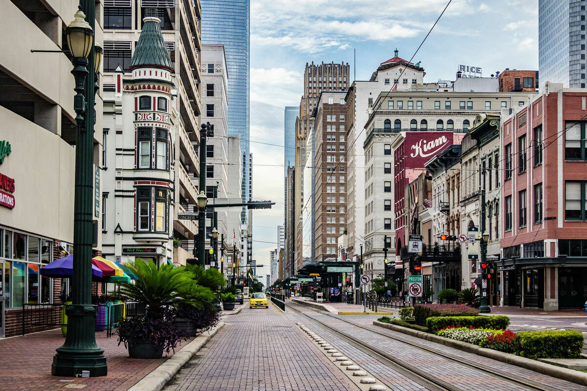 Downtown Main Street Houston.