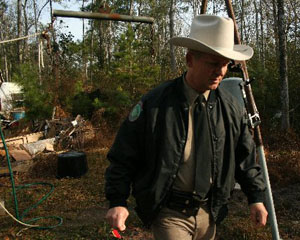 Game warden's day is varied