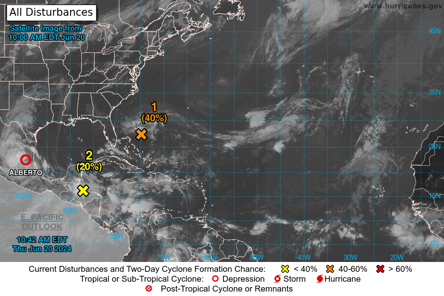 Tropical Disturbance 2 Forming In Gulf Of Mexico