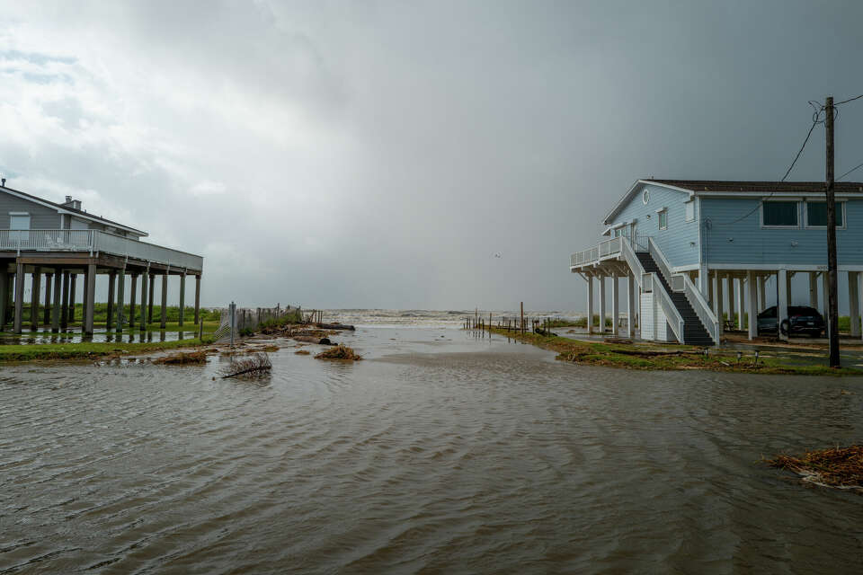Photos show Texas coastal flooding after Tropical Storm Alberto