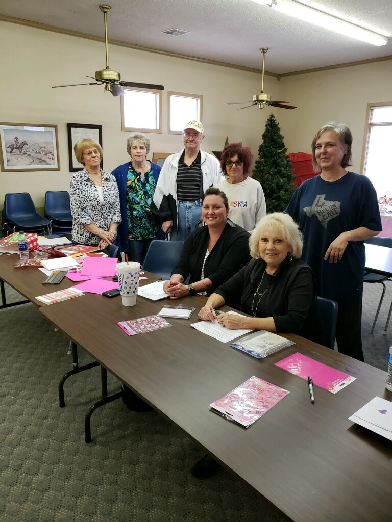 Muleshoe Art Association Enjoys Valentine-themed Meeting