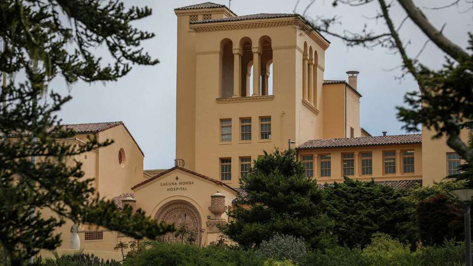 Laguna Honda Hospital in San Francisco, Calif. on Sunday, July 24, 2022. In April, a federal agency decertified the hospital due to a controversy over its patient care. The decertification came six months after state inspectors declared it to be “in state of substandard care” of its medically fragile and often low-income patients. As of July 20, four patients have died after being transferred out of the hospital, the Chronicle has learned.