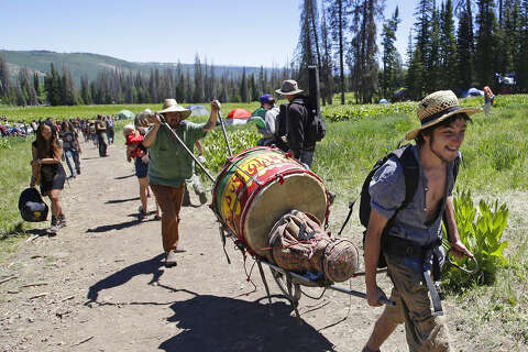 Despite pushback, huge hippie gathering goes forward in Calif. forest