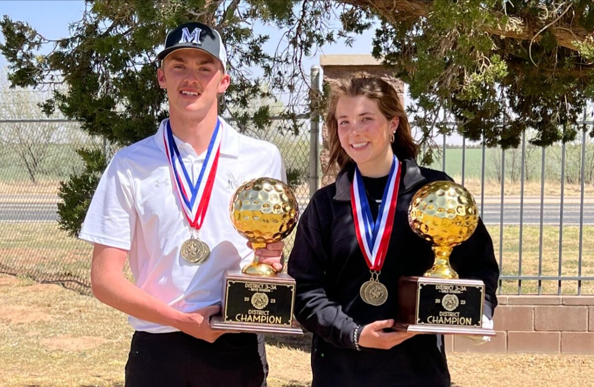 Muleshoe golf makes history sweeping district championships